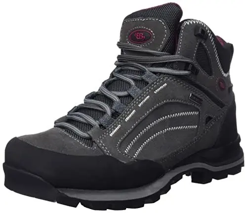 Produktbild: Brütting Damen Mount Mangu High Cross-Laufschuhe, anthrazit/Bordeaux, 36 EU