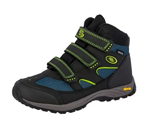 Produktbild: Brütting SNOWFUN V Schneestiefel Jungen, Schwarz/ Blau/ Lemon, 32 EU