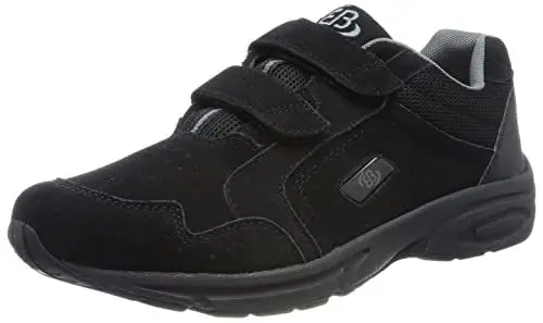 Produktbild: Brütting Unisex Circle V Walkingschuhe, schwarz/Silber, 39 EU