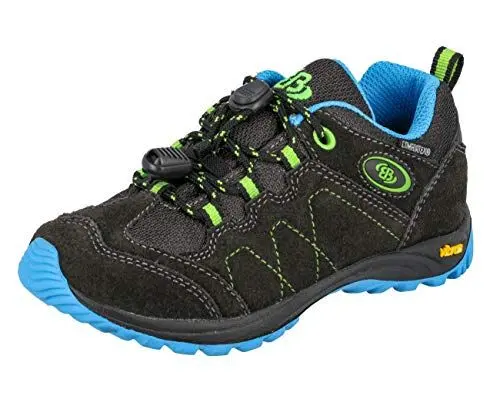 Produktbild: Brütting Unisex Kinder Bergen Low Trekking- & Wanderhalbschuhe, Anthrazit Blau Lemon, 39 EU