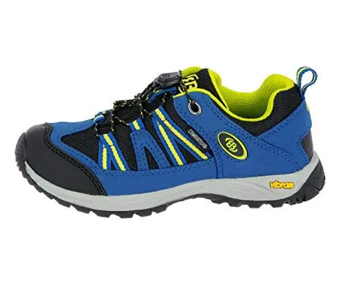 Produktbild: Brütting Unisex Kinder Ohio Low Trekking-& Wanderhalbschuhe, Blau Schwarz Lemon, 39 EU
