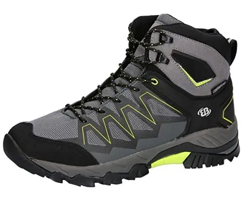 Produktbild: Brütting Unisex Mount Chillout High Cross-Laufschuhe, anthrazit/schwarz/Lemon, 43 EU