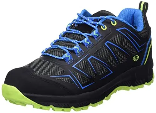 Produktbild: Brütting Unisex Mount Kimball Cross-Laufschuhe, schwarz/blau/Lemon, 36 EU