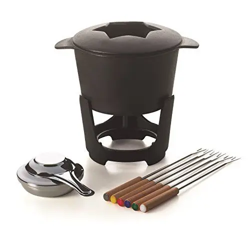 Produktbild: Brunch Time Fondue 10 tlg. Set Aosta schwarz