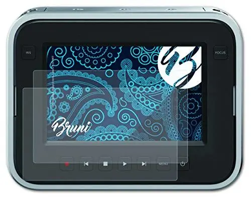 Produktbild: Bruni Schutzfolie kompatibel mit Blackmagic Design Cinema Camera PL/EF/MFT Folie, glasklare Displayschutzfolie (2X)