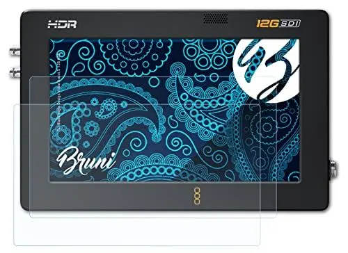Produktbild: Bruni Schutzfolie kompatibel mit Blackmagic Design Video Assist 5 12G HDR Folie, glasklare Displayschutzfolie (2X)