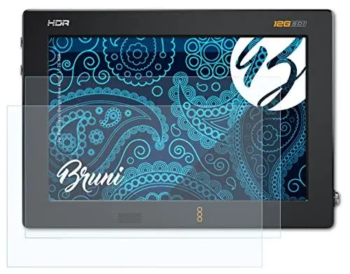Produktbild: Bruni Schutzfolie kompatibel mit Blackmagic Design Video Assist 7 12G HDR Folie, glasklare Displayschutzfolie (2X)
