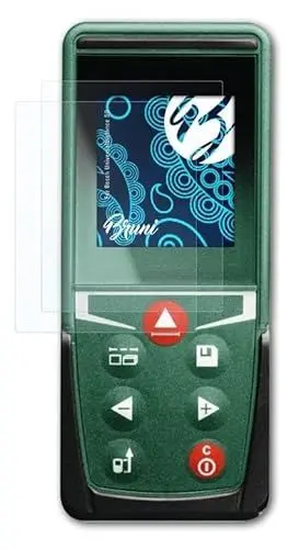 Produktbild: Bruni Schutzfolie kompatibel mit Bosch UniversalDistance 50 Folie, glasklare Displayschutzfolie (2X)