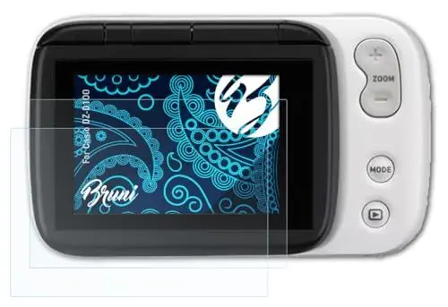 Produktbild: Bruni Schutzfolie kompatibel mit Casio DZ-D100 Folie, glasklare Displayschutzfolie (2X)