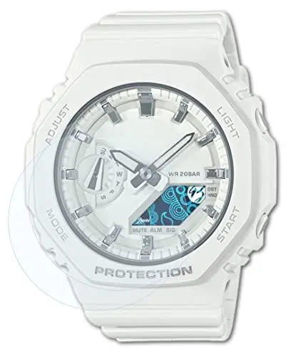 Produktbild: Bruni Schutzfolie kompatibel mit Casio GMA-S2100-7AER Folie, glasklare Displayschutzfolie (2X)