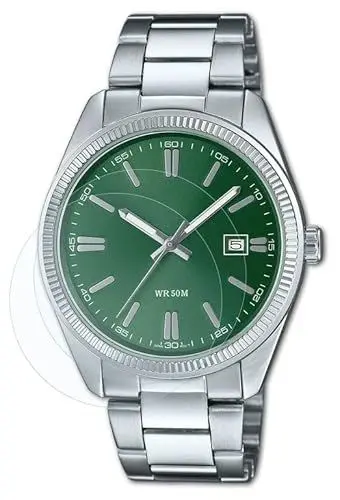 Produktbild: Bruni Schutzfolie kompatibel mit Casio MTP-1302PD-3AV Folie, glasklare Displayschutzfolie (2X)