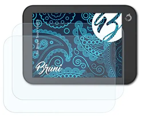 Produktbild: Bruni Schutzfolie kompatibel mit Dragon Touch Vista 5 Folie, glasklare Displayschutzfolie (2X)