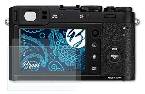 Produktbild: Bruni Schutzfolie kompatibel mit Fujifilm X100F Folie, glasklare Displayschutzfolie (2X)