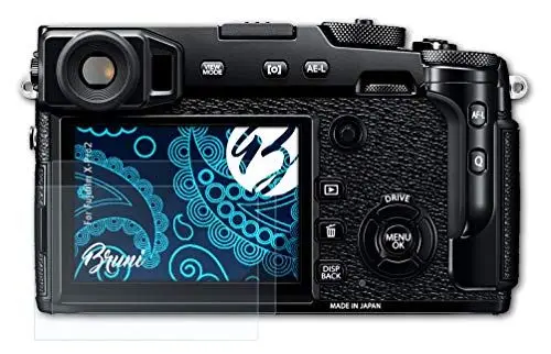 Produktbild: Bruni Schutzfolie kompatibel mit Fujifilm X-Pro2 Folie, glasklare Displayschutzfolie (2X)
