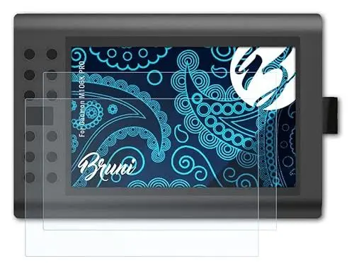 Produktbild: Bruni Schutzfolie kompatibel mit Gaomon M106K PRO Folie, glasklare Displayschutzfolie (2X)