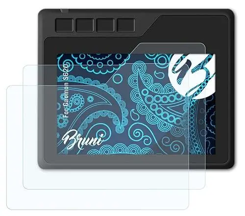 Produktbild: Bruni Schutzfolie kompatibel mit Gaomon S620 Folie, glasklare Displayschutzfolie (2X)