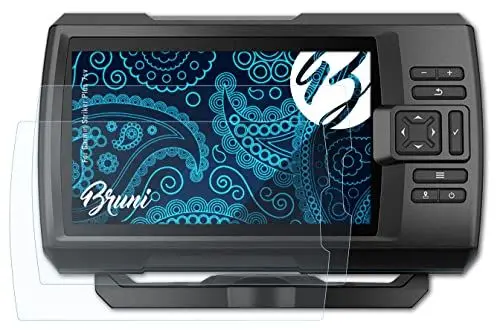 Produktbild: Bruni Schutzfolie kompatibel mit Garmin Striker Plus 7sv Folie, glasklare Displayschutzfolie (2X)