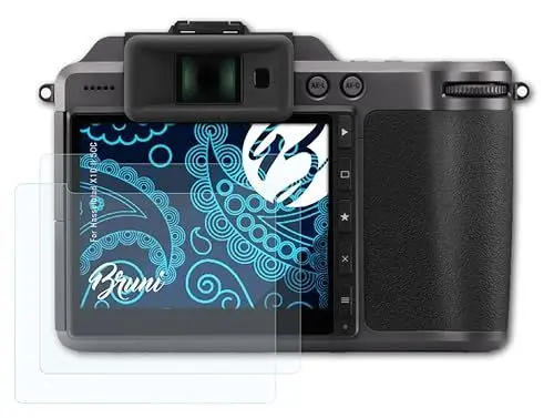 Produktbild: Bruni Schutzfolie kompatibel mit Hasselblad X1D II 50C Folie, glasklare Displayschutzfolie (2X)
