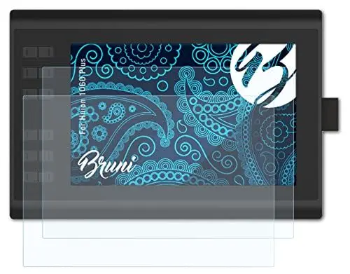 Produktbild: Bruni Schutzfolie kompatibel mit Huion 1060 Plus Folie, glasklare Displayschutzfolie (2X)