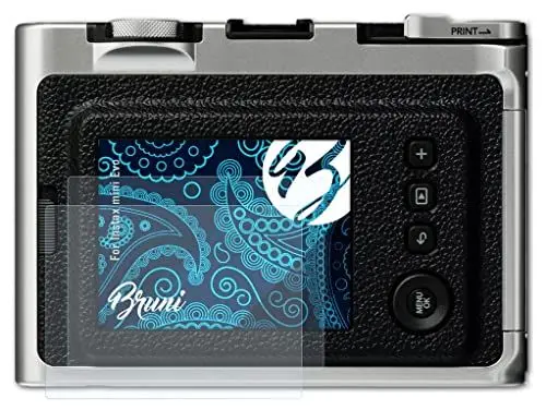 Produktbild: Bruni Schutzfolie kompatibel mit Instax mini Evo Folie, glasklare Displayschutzfolie (2X)