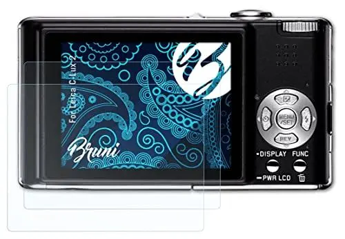Produktbild: Bruni Schutzfolie kompatibel mit Leica C-Lux 2 Folie, glasklare Displayschutzfolie (2X)