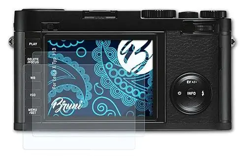 Produktbild: Bruni Schutzfolie kompatibel mit Leica X Typ 113 Folie, glasklare Displayschutzfolie (2X)