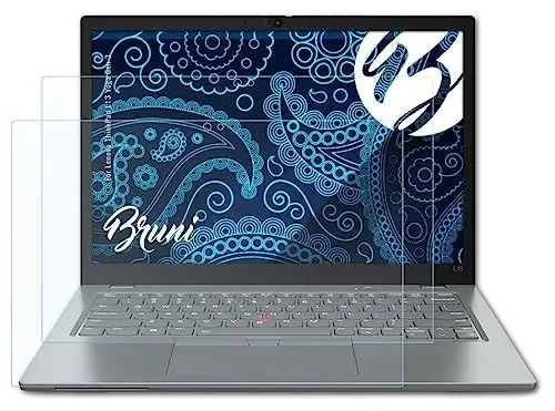 Produktbild: Bruni Schutzfolie kompatibel mit Lenovo ThinkPad L13 Yoga Gen 3 / 21B50043GE Folie, glasklare Displayschutzfolie (2X)