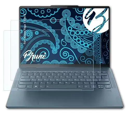 Produktbild: Bruni Schutzfolie kompatibel mit Lenovo Yoga 7 Gen 8 Folie, glasklare Displayschutzfolie (2X)