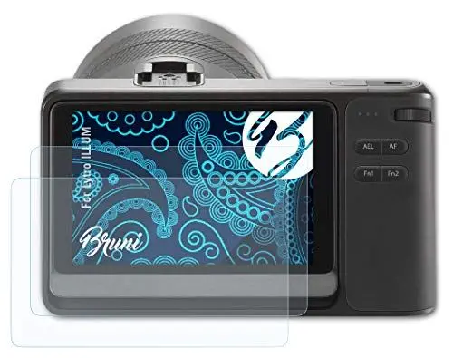 Produktbild: Bruni Schutzfolie kompatibel mit Lytro ILLUM Folie, glasklare Displayschutzfolie (2X)