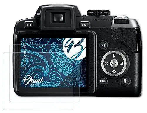 Produktbild: Bruni Schutzfolie kompatibel mit Nikon Coolpix P80 Folie, glasklare Displayschutzfolie (2X)