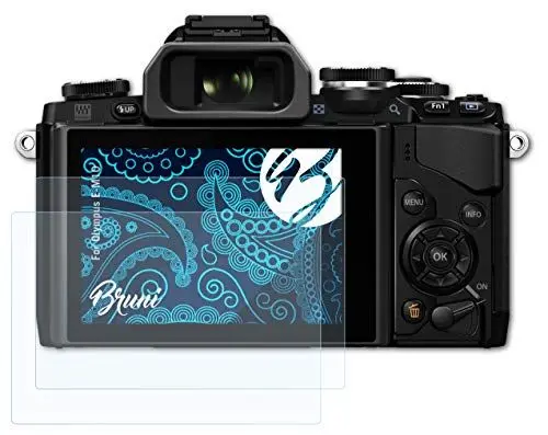 Produktbild: Bruni Schutzfolie kompatibel mit Olympus E-M10 Folie, glasklare Displayschutzfolie (2X)