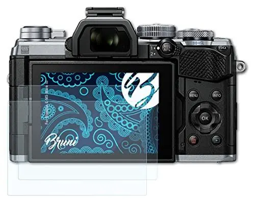 Produktbild: Bruni Schutzfolie kompatibel mit Olympus E-M5 Mark III Folie, glasklare Displayschutzfolie (2X)