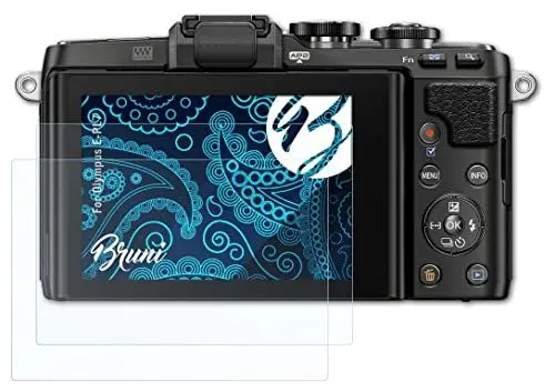 Produktbild: Bruni Schutzfolie kompatibel mit Olympus E-PL7 Folie, glasklare Displayschutzfolie (2X)