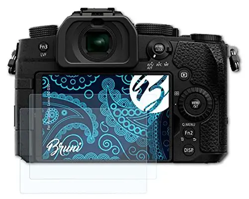 Produktbild: Bruni Schutzfolie kompatibel mit Panasonic Lumix DC-G90 Folie, glasklare Displayschutzfolie (2X)