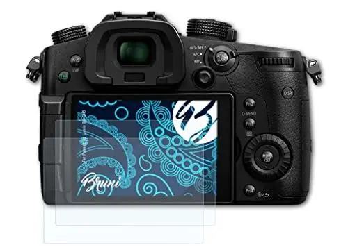 Produktbild: Bruni Schutzfolie kompatibel mit Panasonic Lumix DC-GH5 Folie, glasklare Displayschutzfolie (2X)