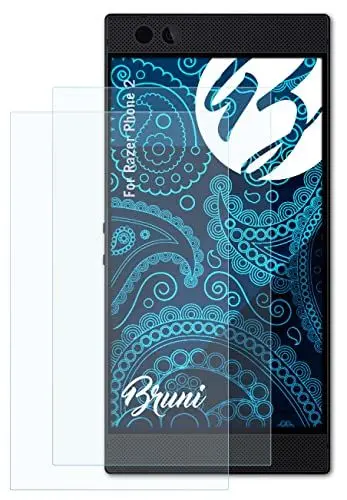 Produktbild: Bruni Schutzfolie kompatibel mit Razer Phone 2 Folie, glasklare Displayschutzfolie (2X)