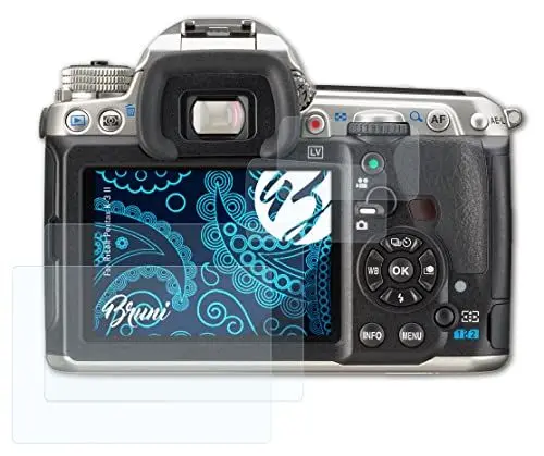 Produktbild: Bruni Schutzfolie kompatibel mit Ricoh Pentax K-3 II Folie, glasklare Displayschutzfolie (2er Set)