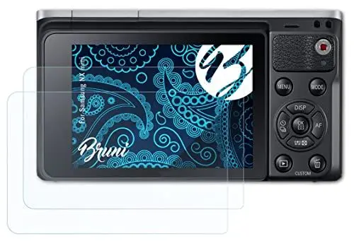 Produktbild: Bruni Schutzfolie kompatibel mit Samsung NX mini Folie, glasklare Displayschutzfolie (2X)