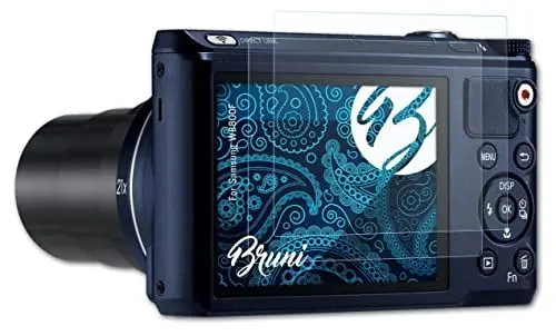 Produktbild: Bruni Schutzfolie kompatibel mit Samsung WB800F Folie, glasklare Displayschutzfolie (2X)