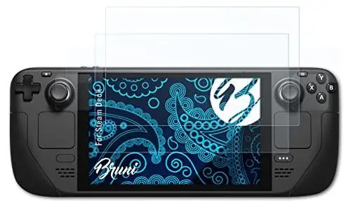Produktbild: Bruni Schutzfolie kompatibel mit Steam Deck Folie, glasklare Displayschutzfolie (2er Set)