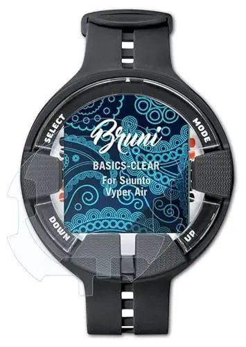 Produktbild: Bruni Schutzfolie kompatibel mit Suunto Vyper Air Folie, glasklare Displayschutzfolie (2X)