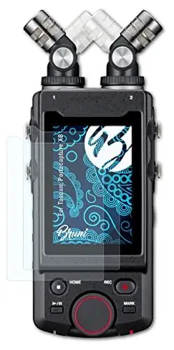 Produktbild: Bruni Schutzfolie kompatibel mit Tascam Portacapture X8 Folie, glasklare Displayschutzfolie (2X)