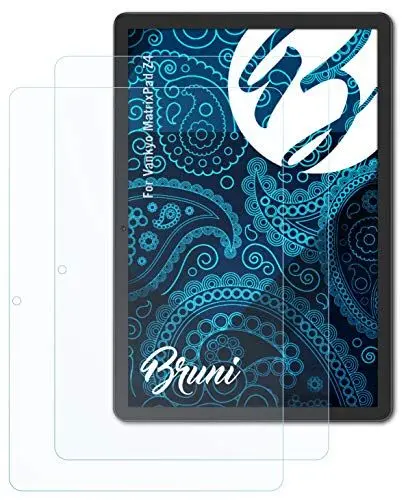 Produktbild: Bruni Schutzfolie kompatibel mit Vankyo MatrixPad Z4 Folie, glasklare Displayschutzfolie (2X)