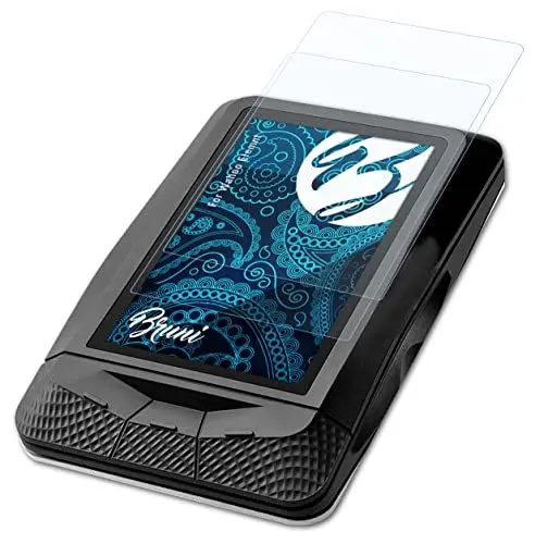 Produktbild: Bruni Schutzfolie kompatibel mit Wahoo Elemnt GPS Folie, glasklare Displayschutzfolie (2X)