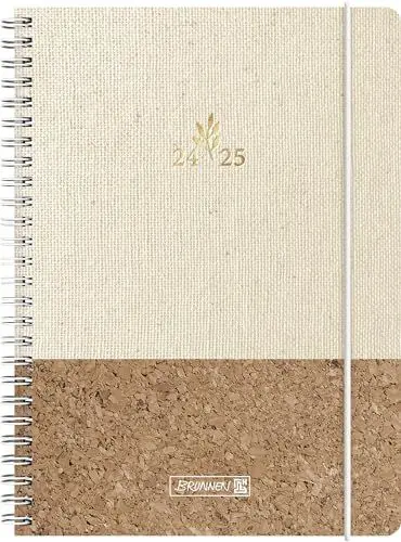 Produktbild: BRUNNEN Schülerkalender (2024/2025) „Naturality“, 2 Seiten = 1 Woche, A5, 208 Seiten