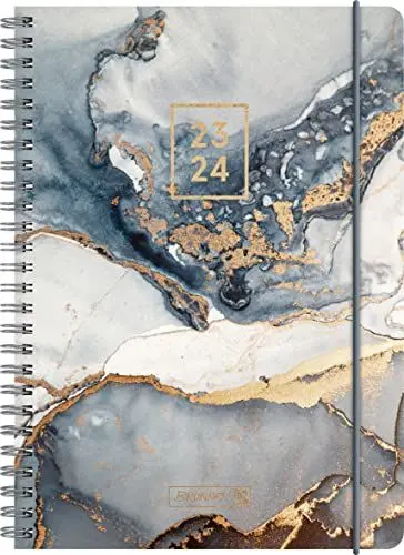 Produktbild: BRUNNEN Schülerkalender „Gemstone“ 2023/2024 2 Seiten = 1 Woche A5 mehrfarbig