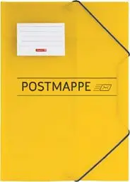 Produktbild: Brunnen 104705410 Sammelmappe / Postmappe (A4, transluzente PP-Folie, mit Gummizug), Gelb