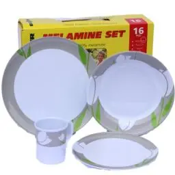Produktbild: BRUNNER All Inclusive Teller aus Melamin Tulip - 16-tellig