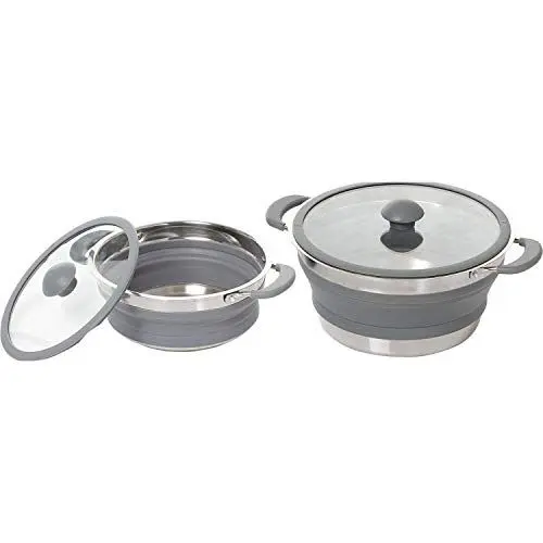 Produktbild: BRUNNER Geschirrset Fold Away, 24 cm, Silber