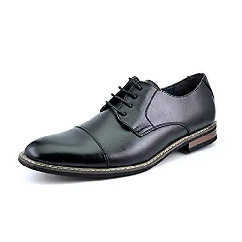 Produktbild: Bruno Marc Herren Derby Schnürhalbschuhe Klassischer Business Anzugschuhe SCHWARZ Prince-6 Talla 41.5EU/8.5US